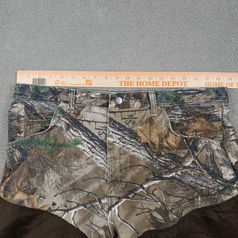 Wrangler ProGear Upland Pants Mens 37x30 Camo Brown Realtree Brush Trousers - Picture 9 of 16